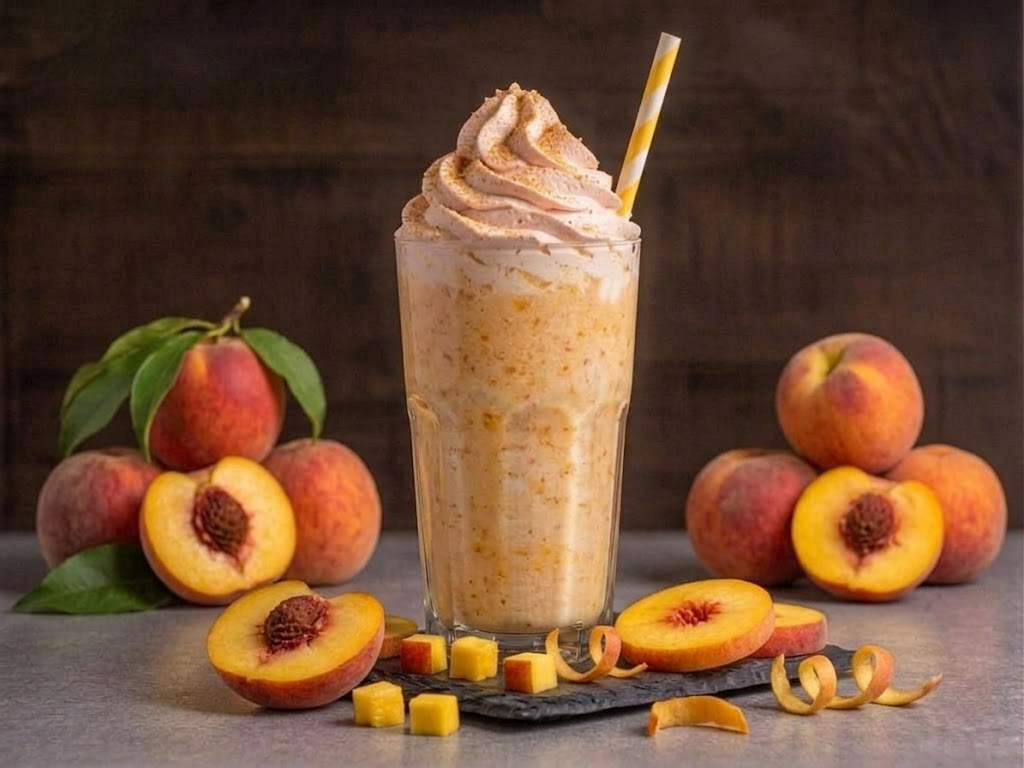 Şeftalili Milkshake
