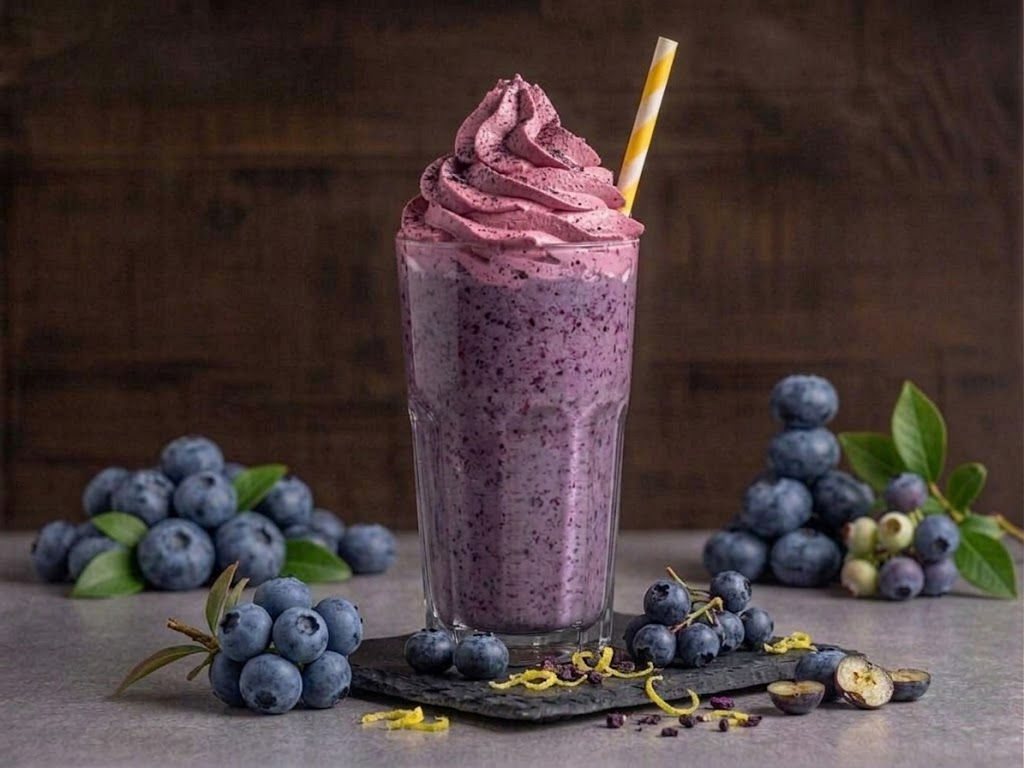 Yaban Mersinli Milkshake